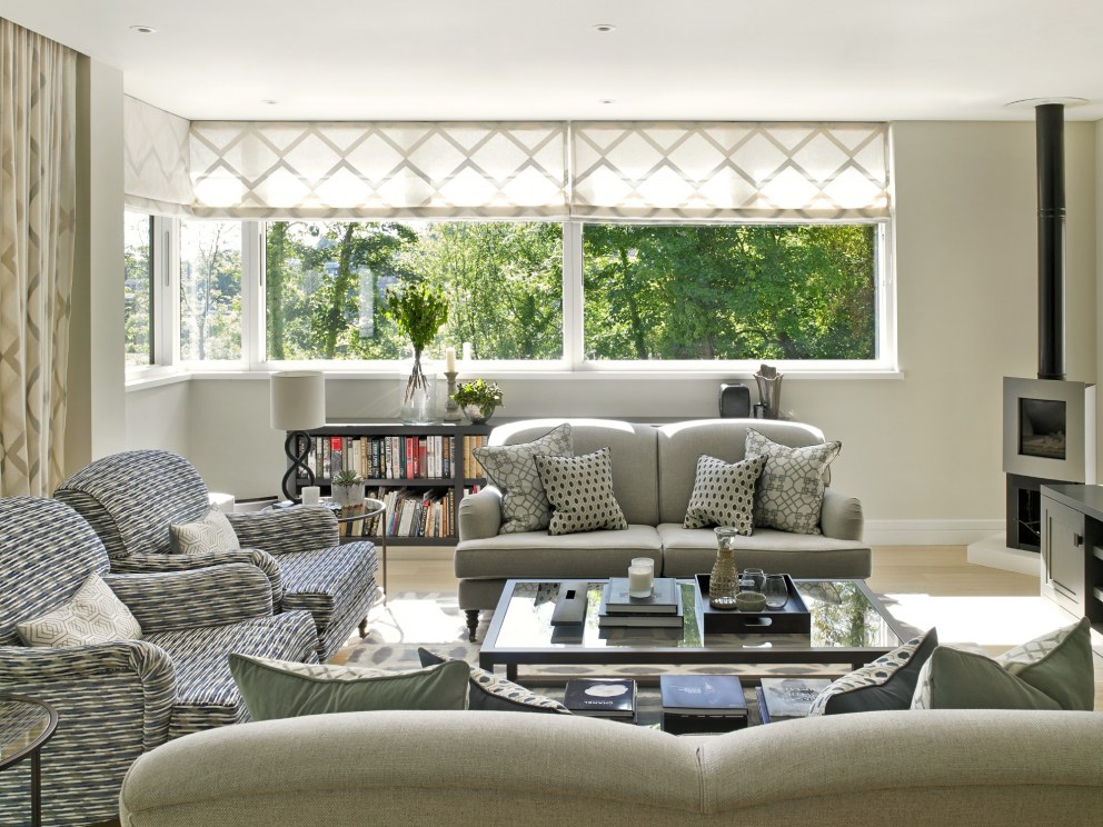 Modernist Home, Contemporary Meets Classic in Guildford | Living | Interior Designers